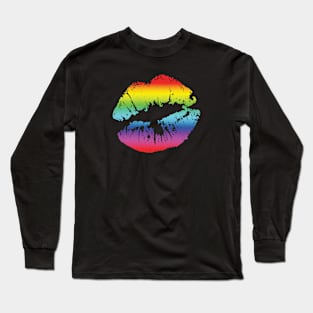 Pride Lips Graphic Long Sleeve T-Shirt